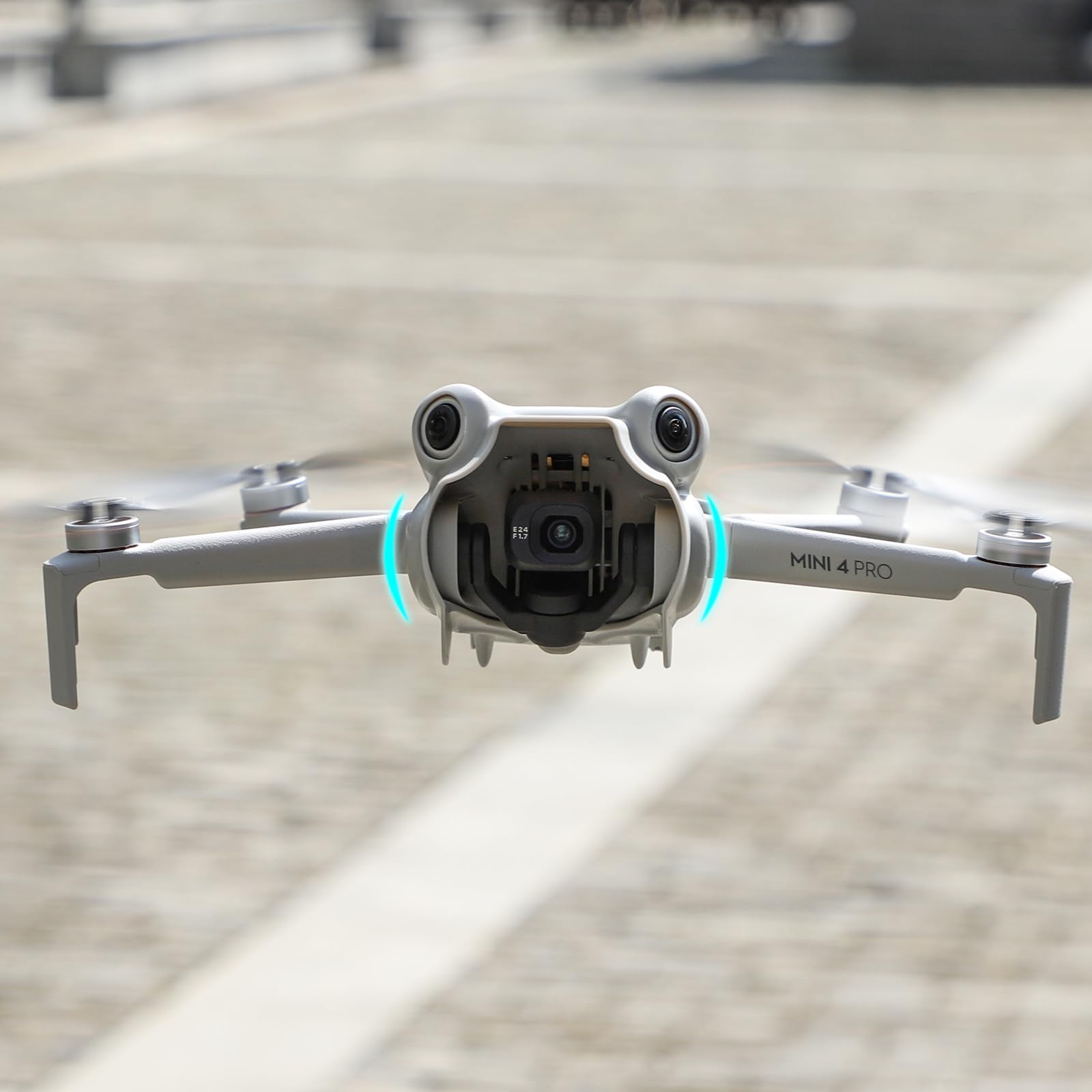 Levigo Paraluce per obiettivo drone Protezione Gimbal Visiera parasole antiriflesso compatibile con DJI Mini 4 Pro, accessori per droni, copertura parasole per obiettivo, grigio
