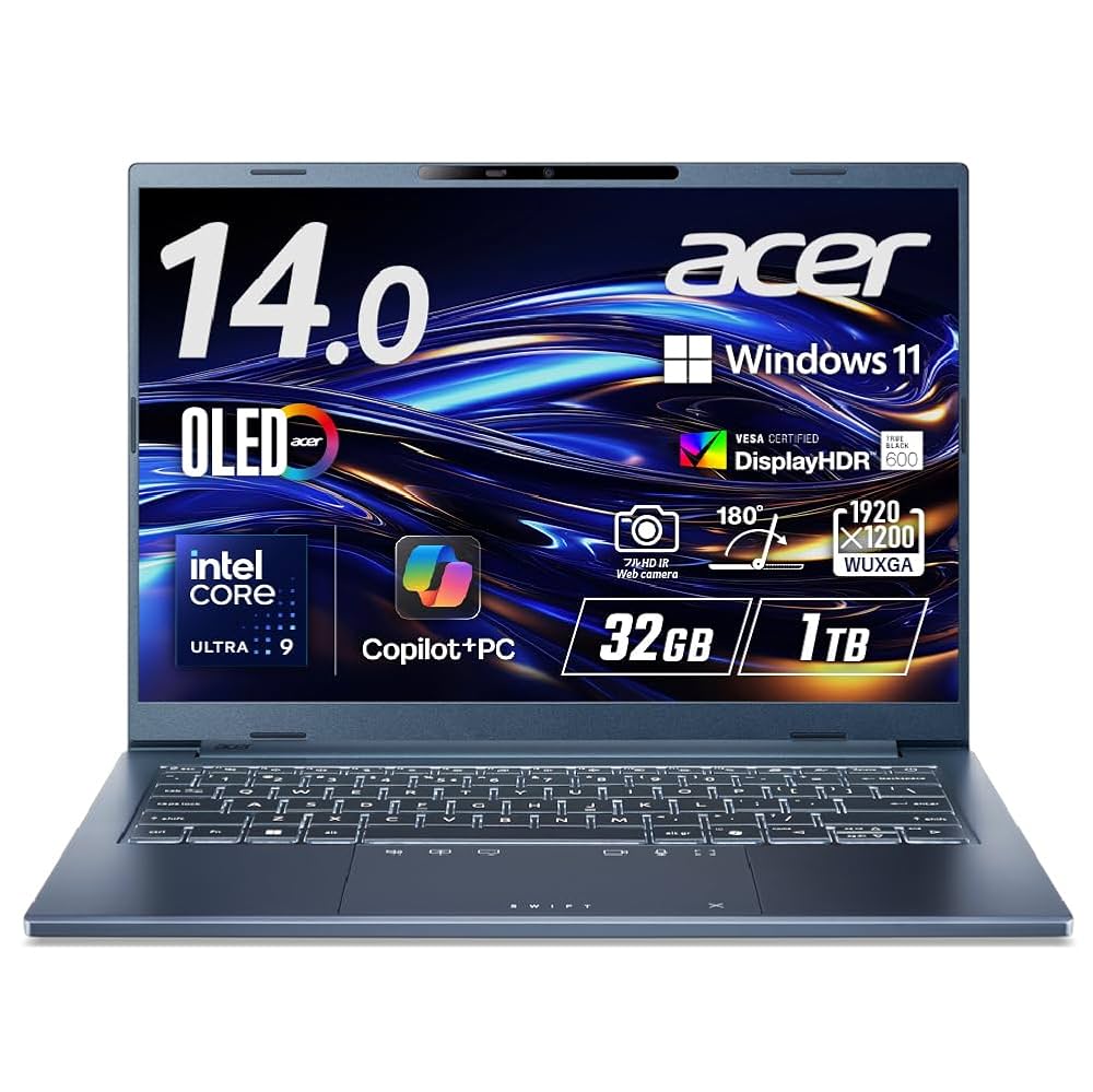 Amazon.co.jp: Acer Swift Go 14 AI インテル Core Ultra 9 OLED