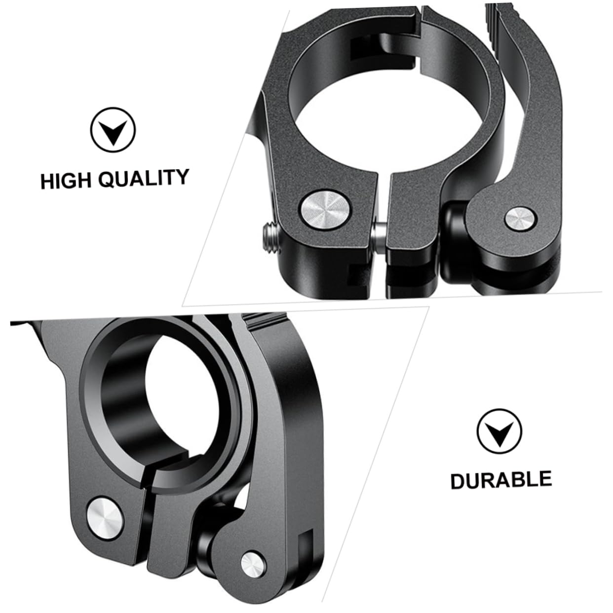 Soporte para Teléfono Móvil de Motocicleta Base de Montaje de Bola de Aleación de Aluminio Adaptador de Manillar Compatible Bicicletas y Motocicletas Duradero y Resistente