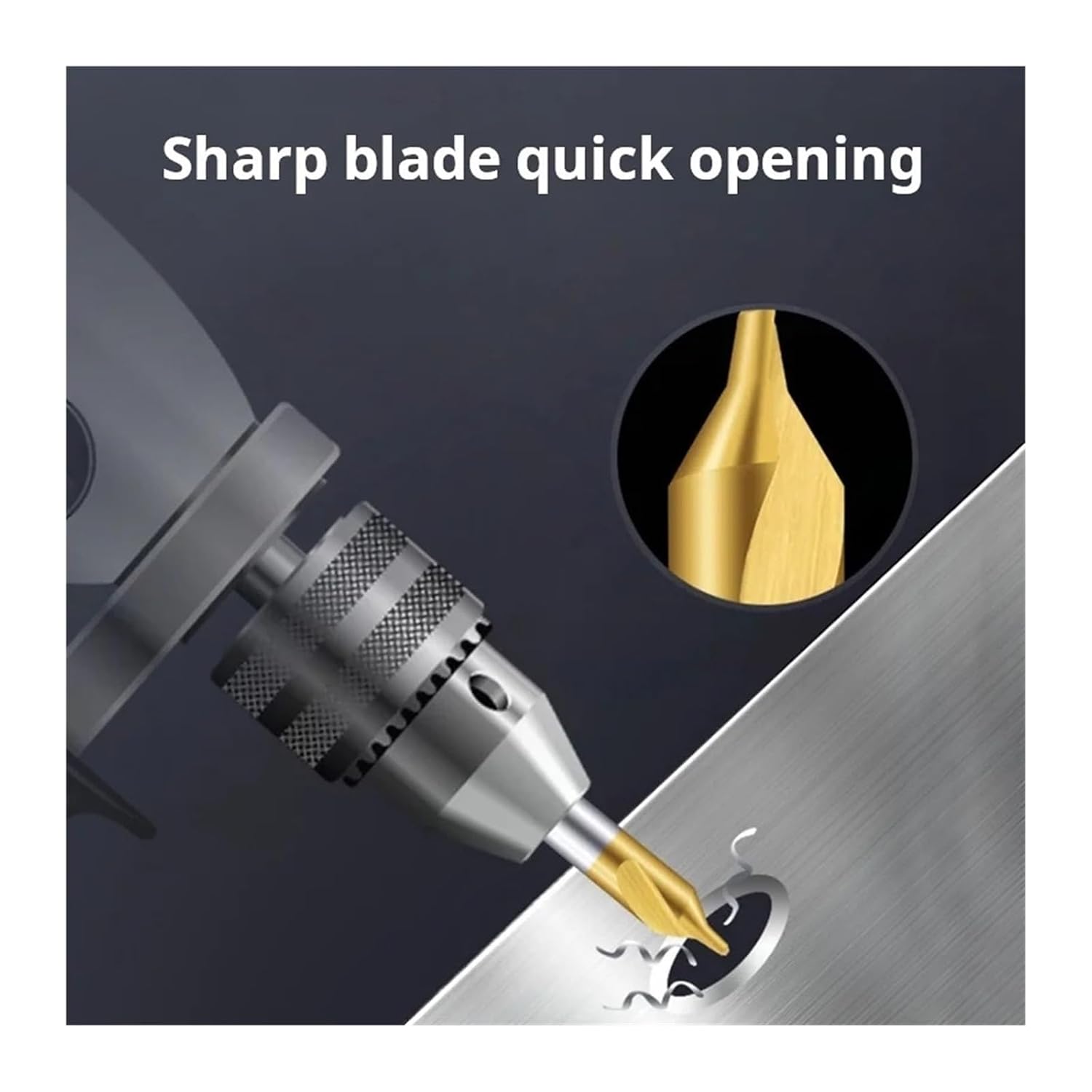 Chamfer Countersink Drill Bit HSS Center Drill Set Type A and B 60-Degree Cobalt M35 Stainless Steel Center Drill Guide 1-6mm for Metal(A5 handle12,Piece10)