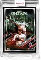 topps project70 大谷翔平　#550 マトリックス風デザイン Amazon | 大谷翔平 #550 Shohei Ohtani by The Shoe Surgeon