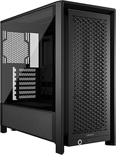 CORSAIR Frame 4000D Modular Mid-Tower ATX PC Case – High Airflow, InfiniRail™ Fan Mounting System, Dual 360mm Radiator Sup...