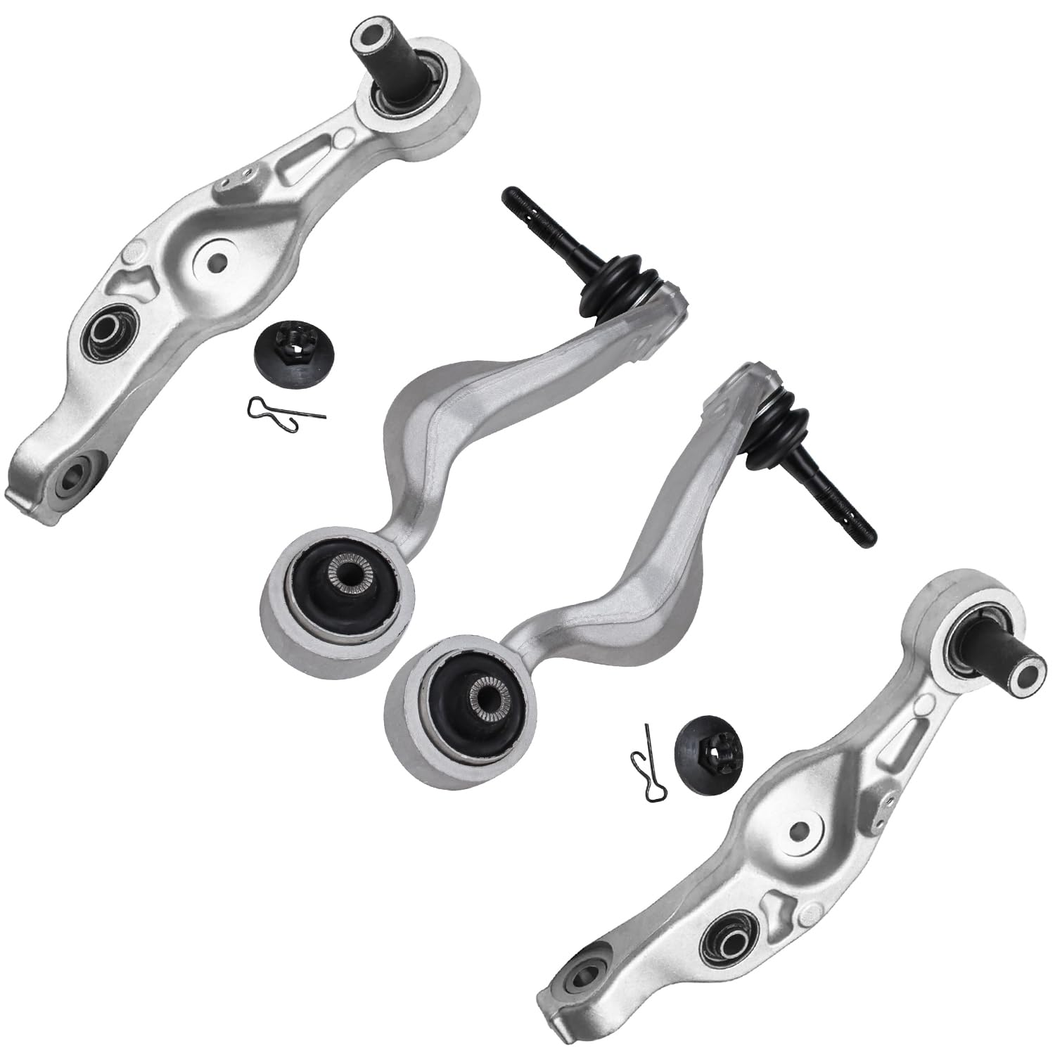 Detroit Axle - RWD 4pc Front Control Arms for 2007-2012 Lexus LS460 2008