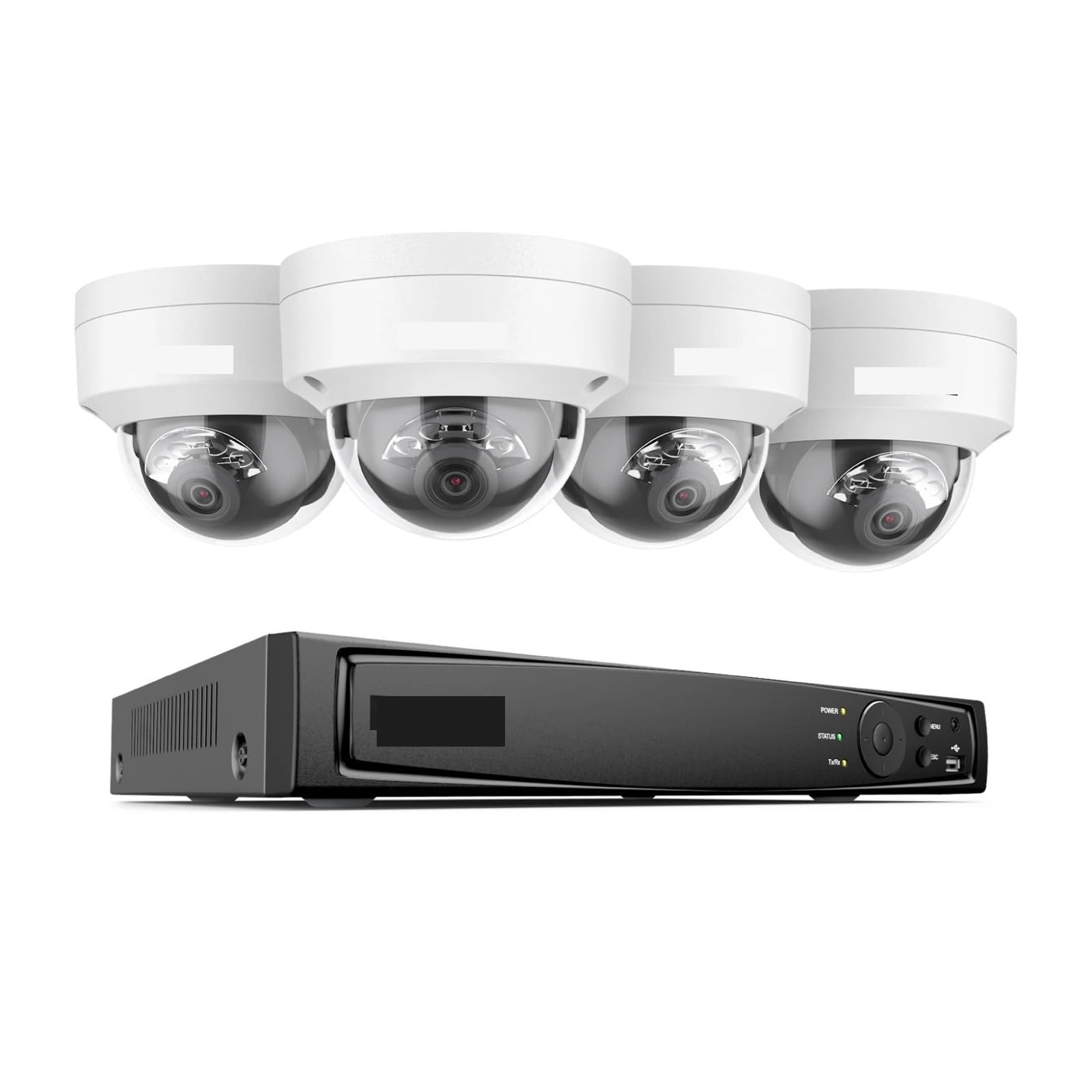 8-kanałowy odbiornik audio 4K POE lokalny zestaw pamięci masowej (brak, zestaw 8-kanałowy 4 szt. NVR)
