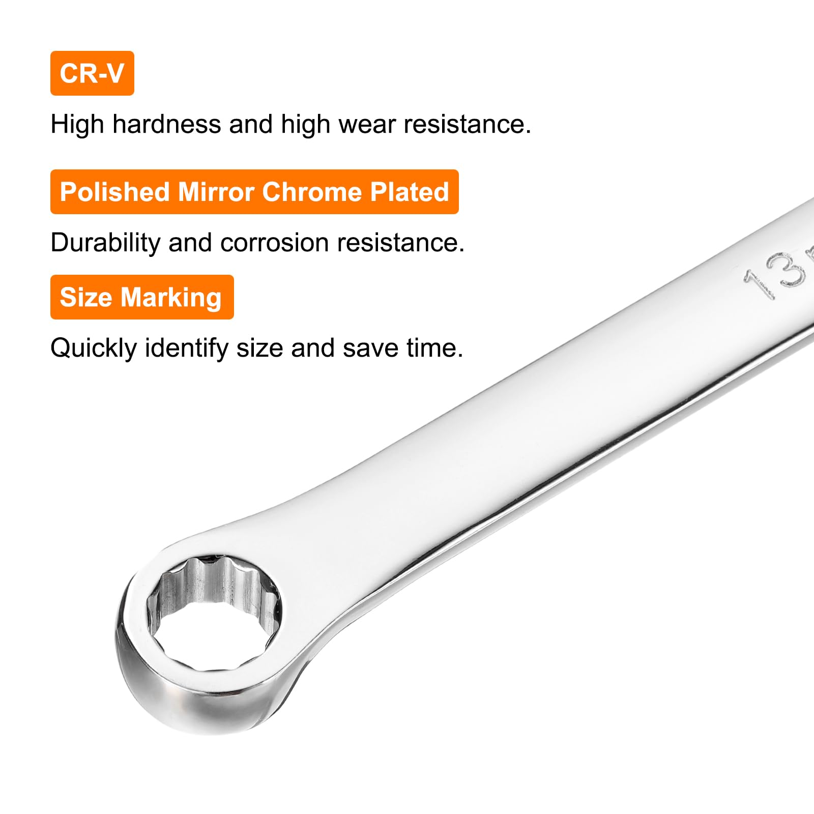 Sourcing Map Lot De 2 Clés Mixtes à Cliquet 10 Mm Métriques