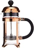 Bodum French Press Chambord - 350ml / 3 Cup Copper Coffee Maker - Heat-Resistant & Stainless Steel Filter - BPA-Free Dishwasher Safe Cafetiere - Made in Portugal - 1