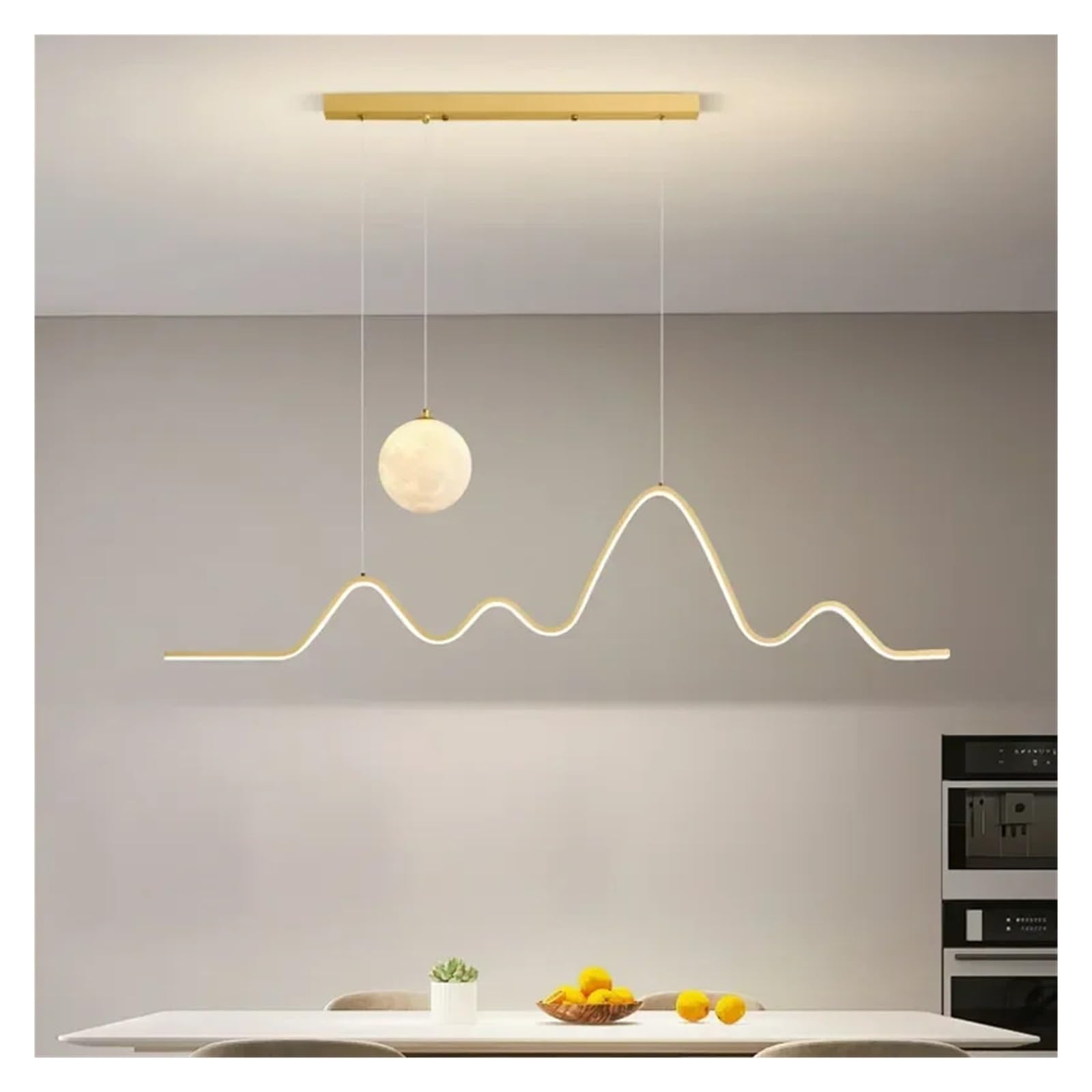 Lampada a sospensione moderna a sospensione a led for sala da pranzo, cucina, linea di design, lampadario, illuminazione