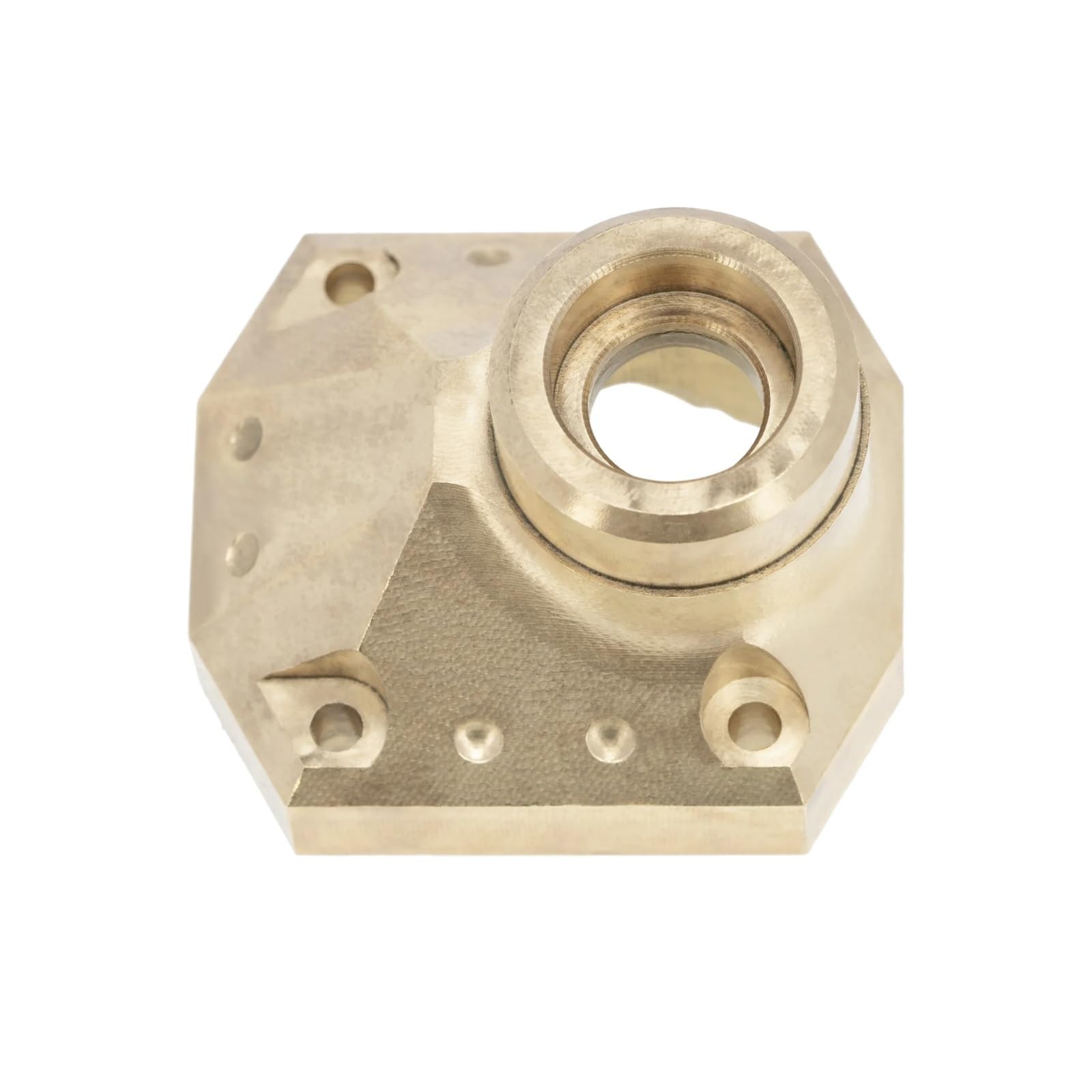 58g CNC mosiądz przednia tylna oś pokrywa mechanizmu różnicowego pokrywa dla osi dla Capra UTB 1/10 gąsienica RC części zamienne do samochodów akcesoria(2pcs)