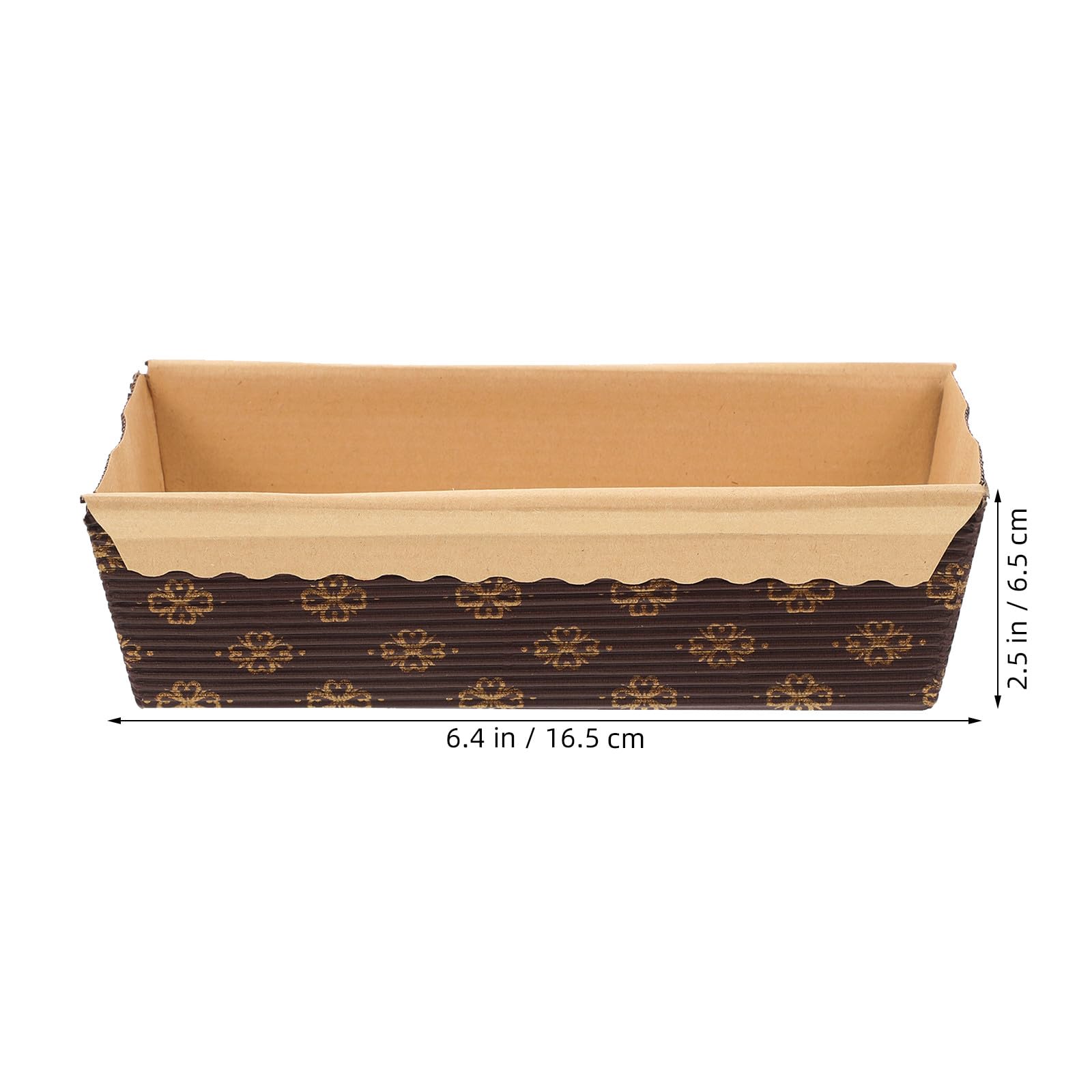 INOOMP 75 stampi da pane monouso, teglie da forno ondulate,
