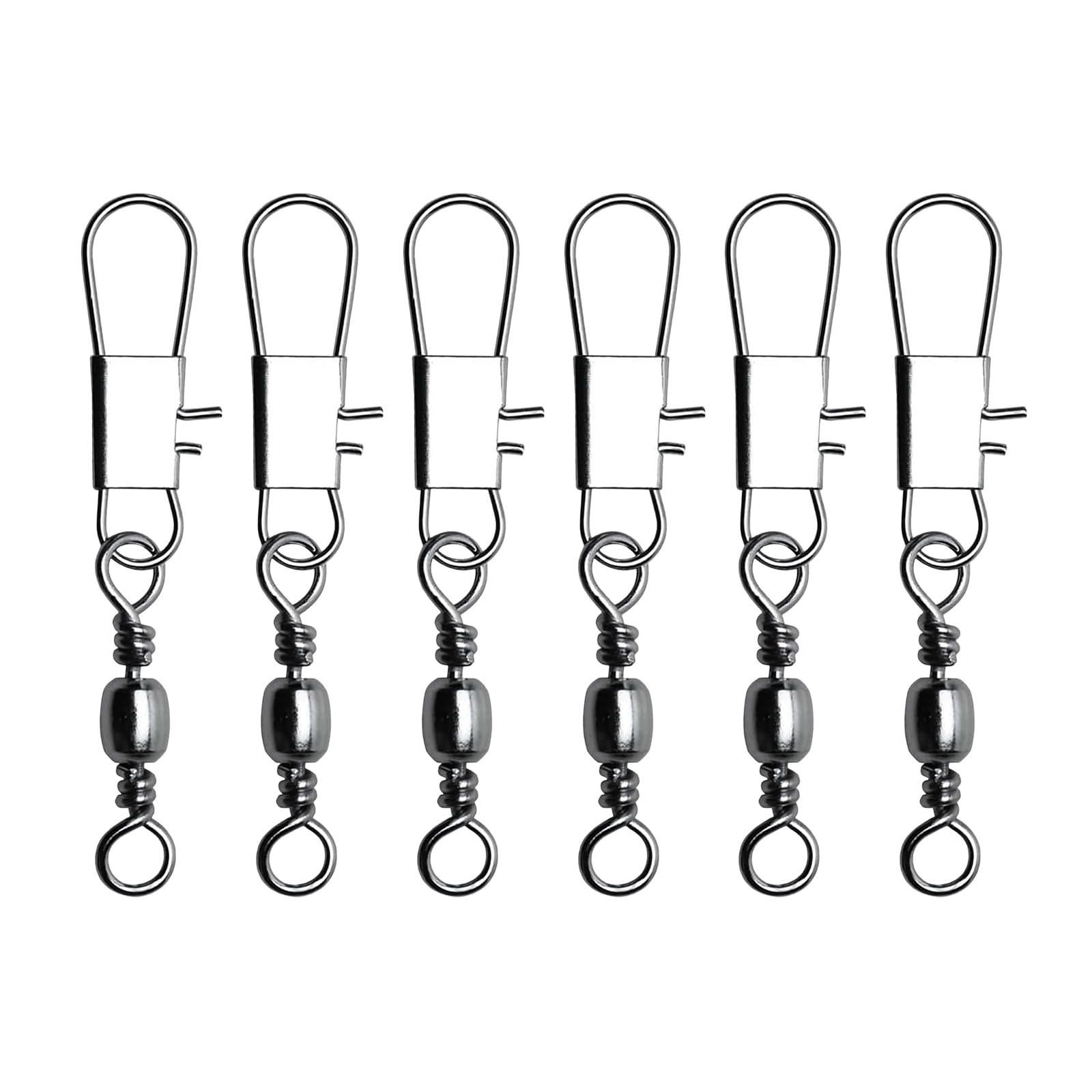 6pcs Kite Connector & Axle Bearing Hooks，Silver Iron Metal Replacement Parts for Kite Spool, Strong Accessories for Flying