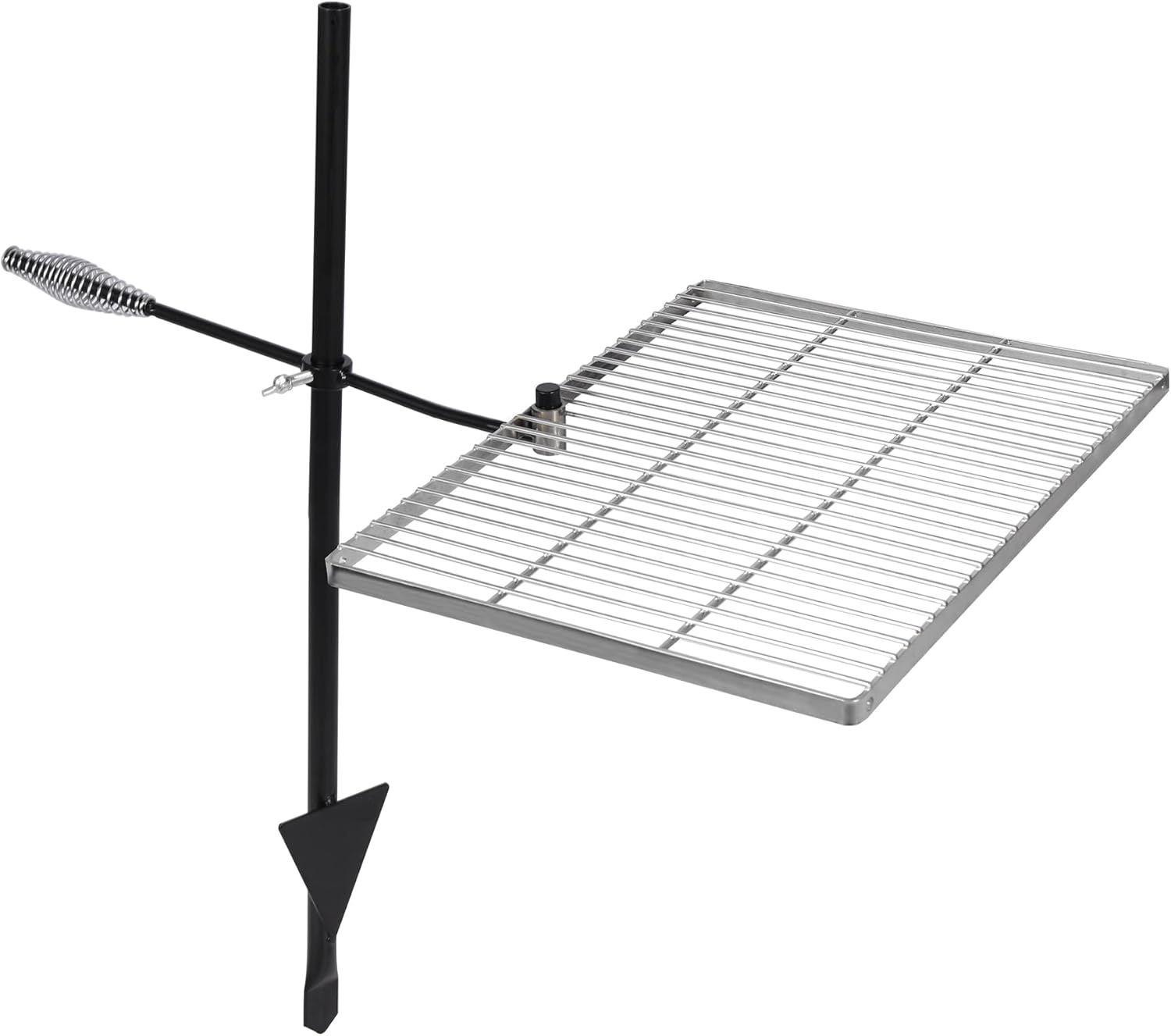 Lineslife Swivel Campfire Grill Grate, Adjustable Stainless