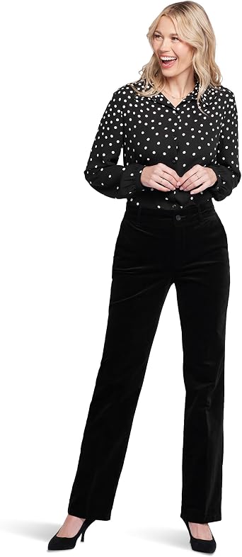 NYDJ Womens Straight Leg TrouserPants