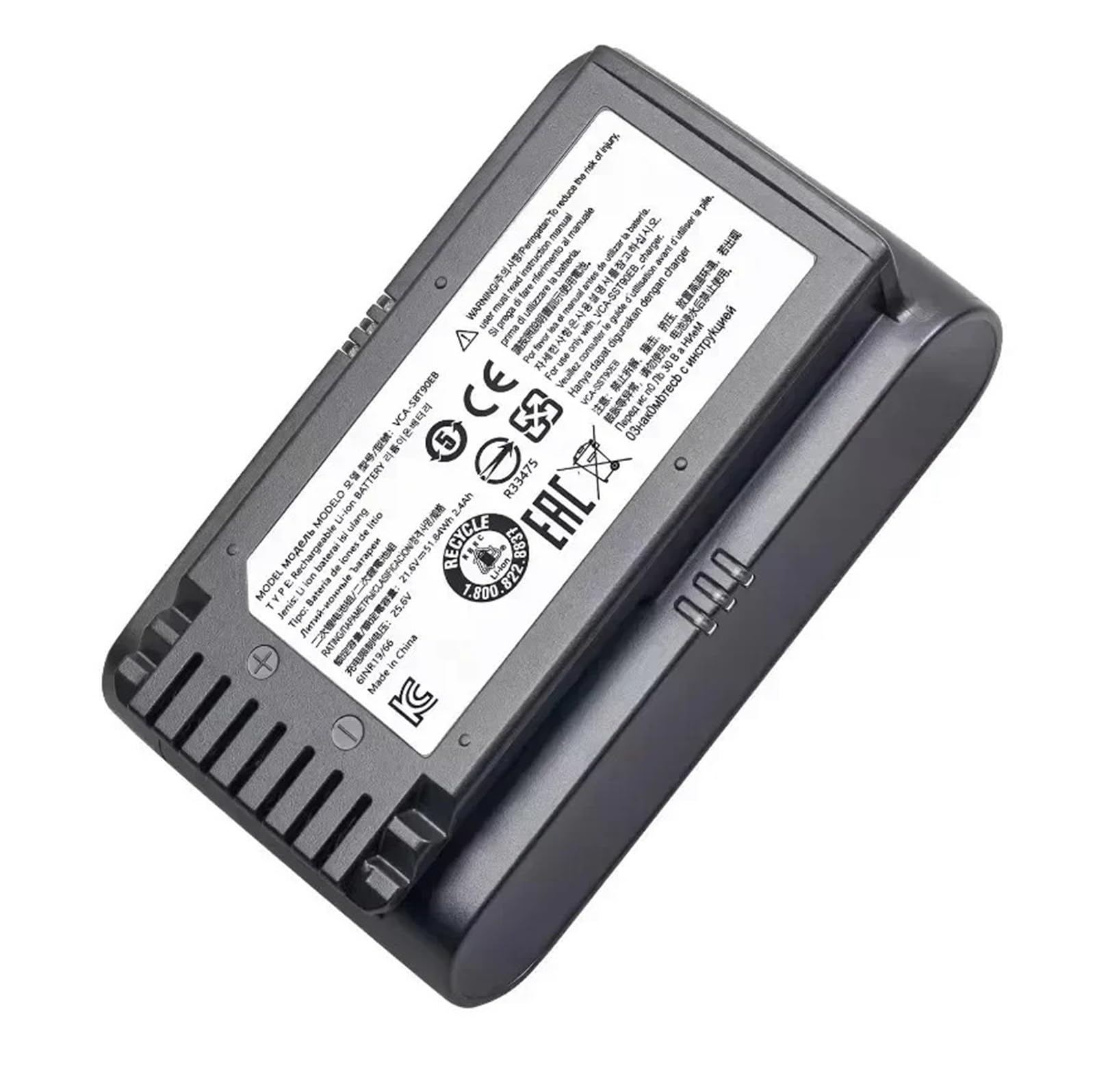 ZIOAMWBHZ 5000mAh Li-ion Battery,Compatible For Samsung ，Compatible For Jet 90/Jet 75 Pet/Jet 75 VCA-SBT90/XAA Cordless Stick Vacuum(5000mAh)