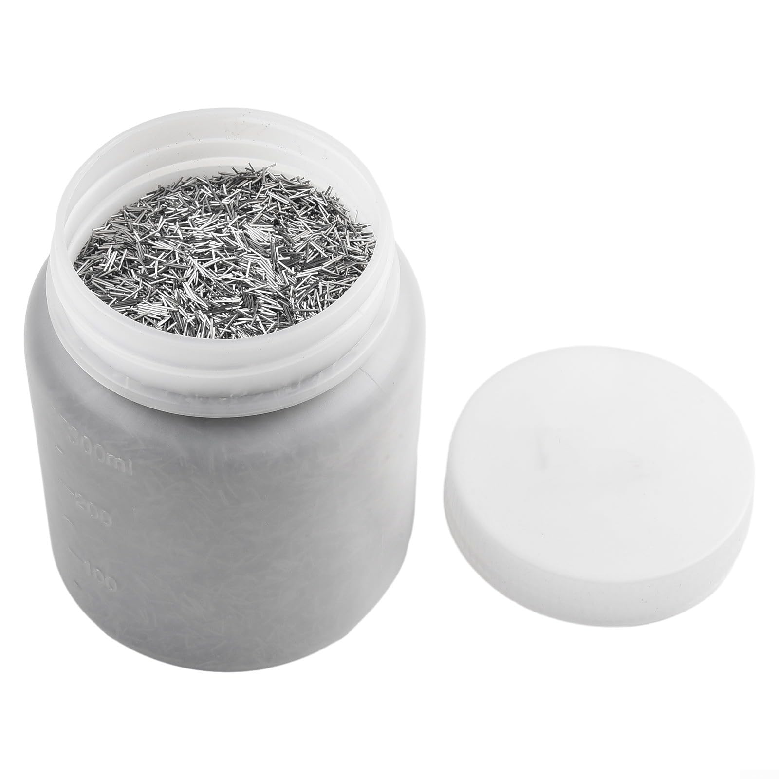 Edelstahl Polierstifte,1 Kg Edelstahl-Taumelmedienstifte - 0,7 mm Durchmesser 5 mm Länge Magnetnadel(0.4×5MM)