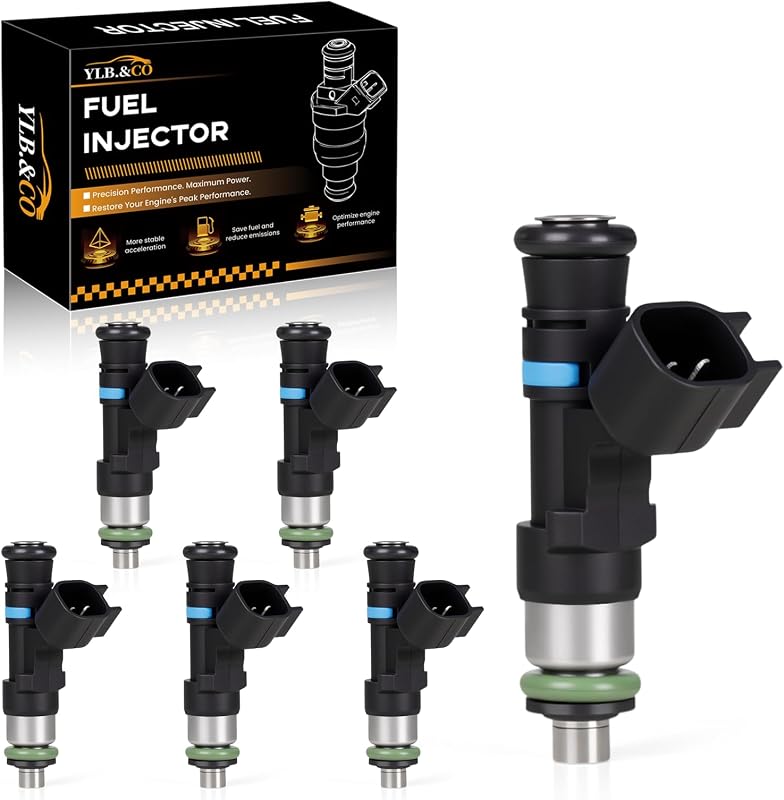 Bicos injetores de combustível 0280158055 YLB.&co para Ford e Mercury V6 4.0L – Conjunto com 6 unidades