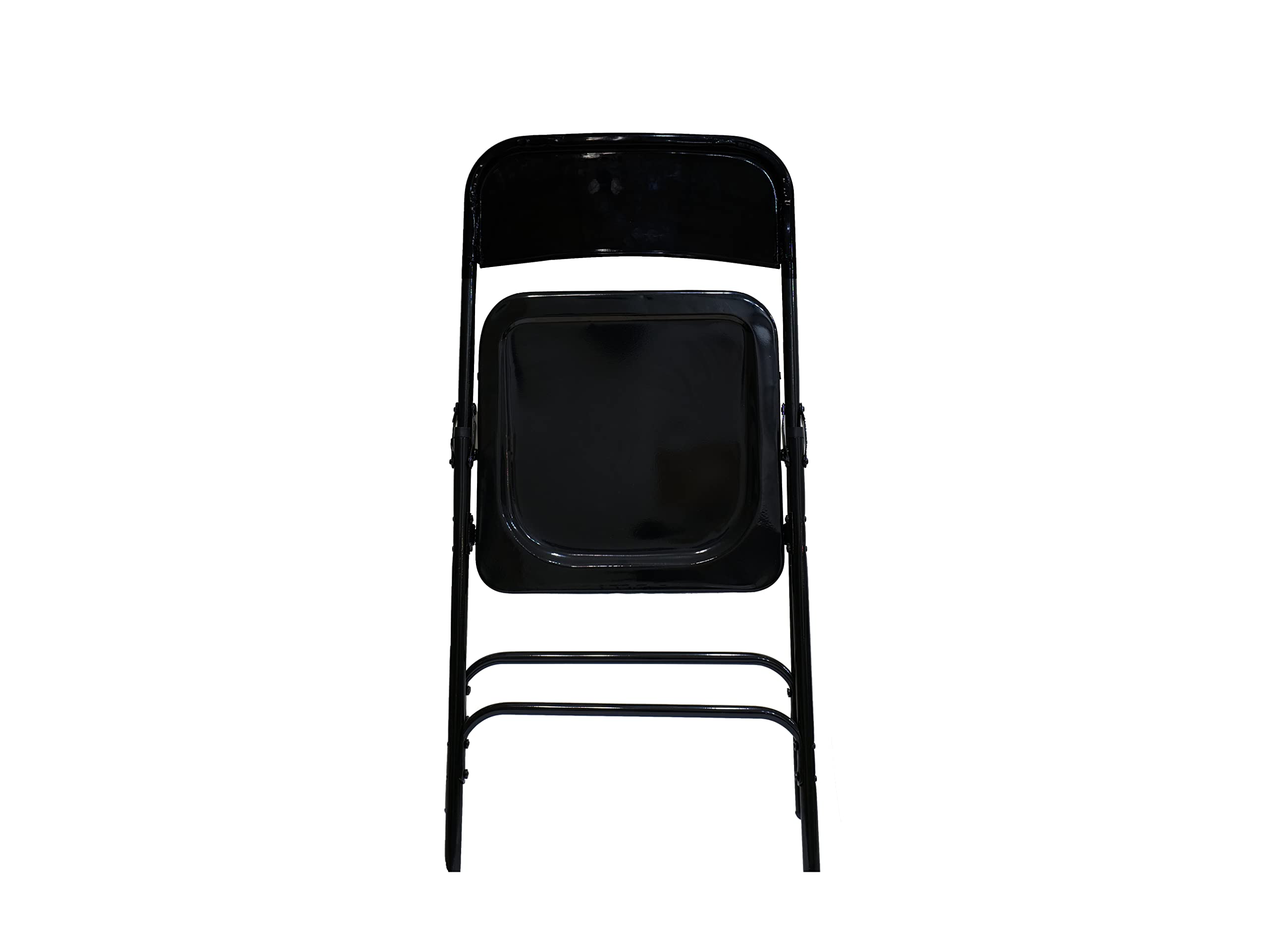 Grandwill Metal Trendy Folding Chair For Home/Study Chair And Restaurant Chair (Black) 3