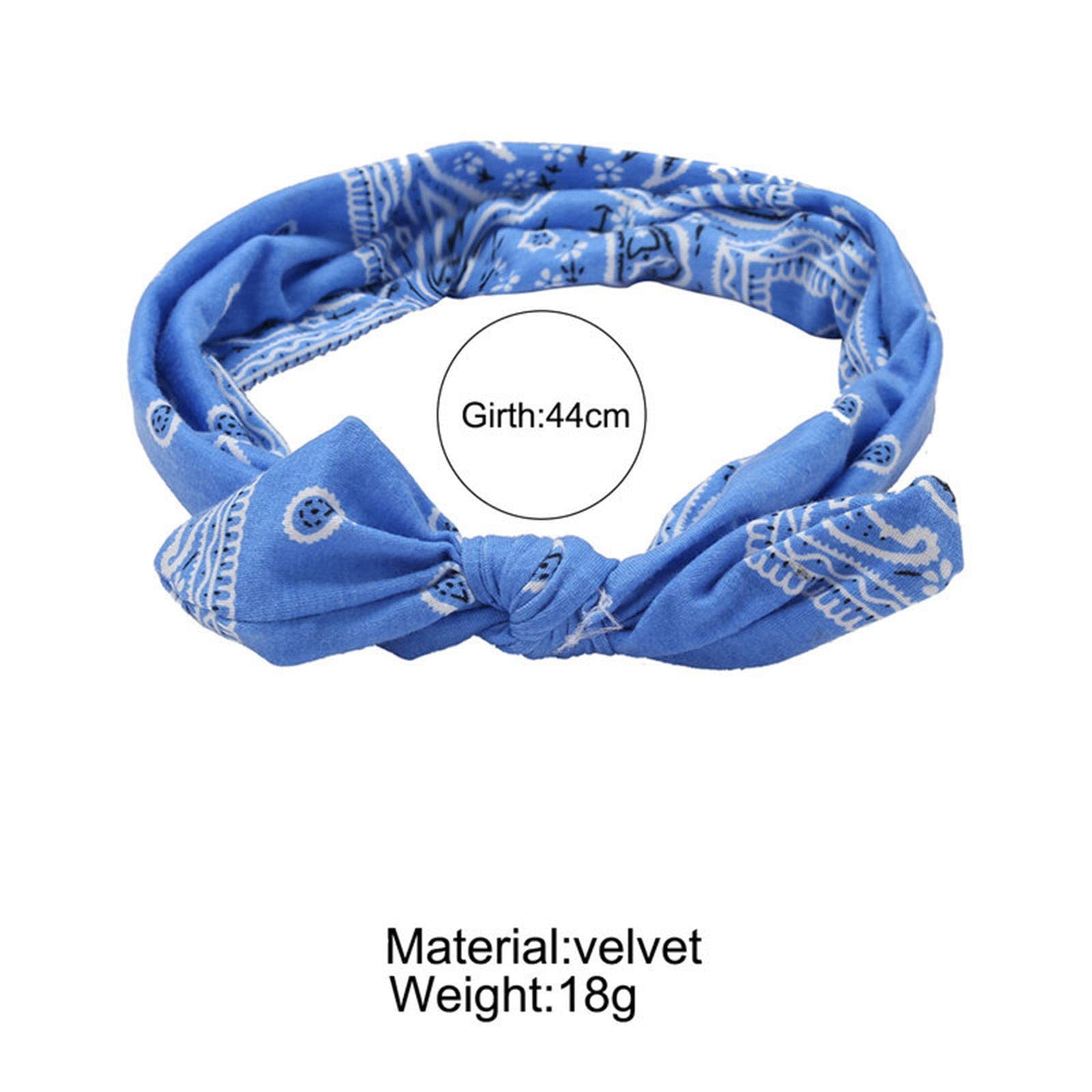Valentijnsdag haarband voor vrouwen, konijnenoren, geknoopte elastische haarband, Valentijnsdag haarband voor vrouwen (rood, één maat
