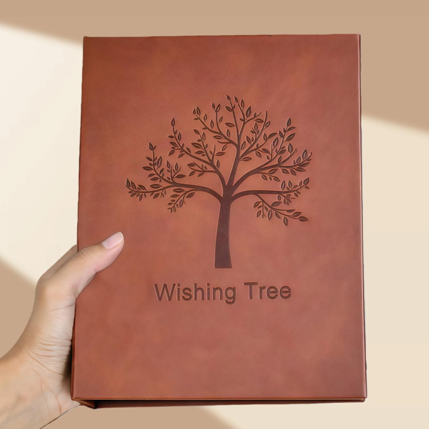Life of Tree Fotoalbum für 10 x 15 cm Fotos, Vintage, veganes Ledereinband, 200 Taschen, perfektes Bilderbuchalbum für Hochzeit, Baby, Familie, Reiseerinnerungen, Jubiläen & Abschlussfeiern, Braun