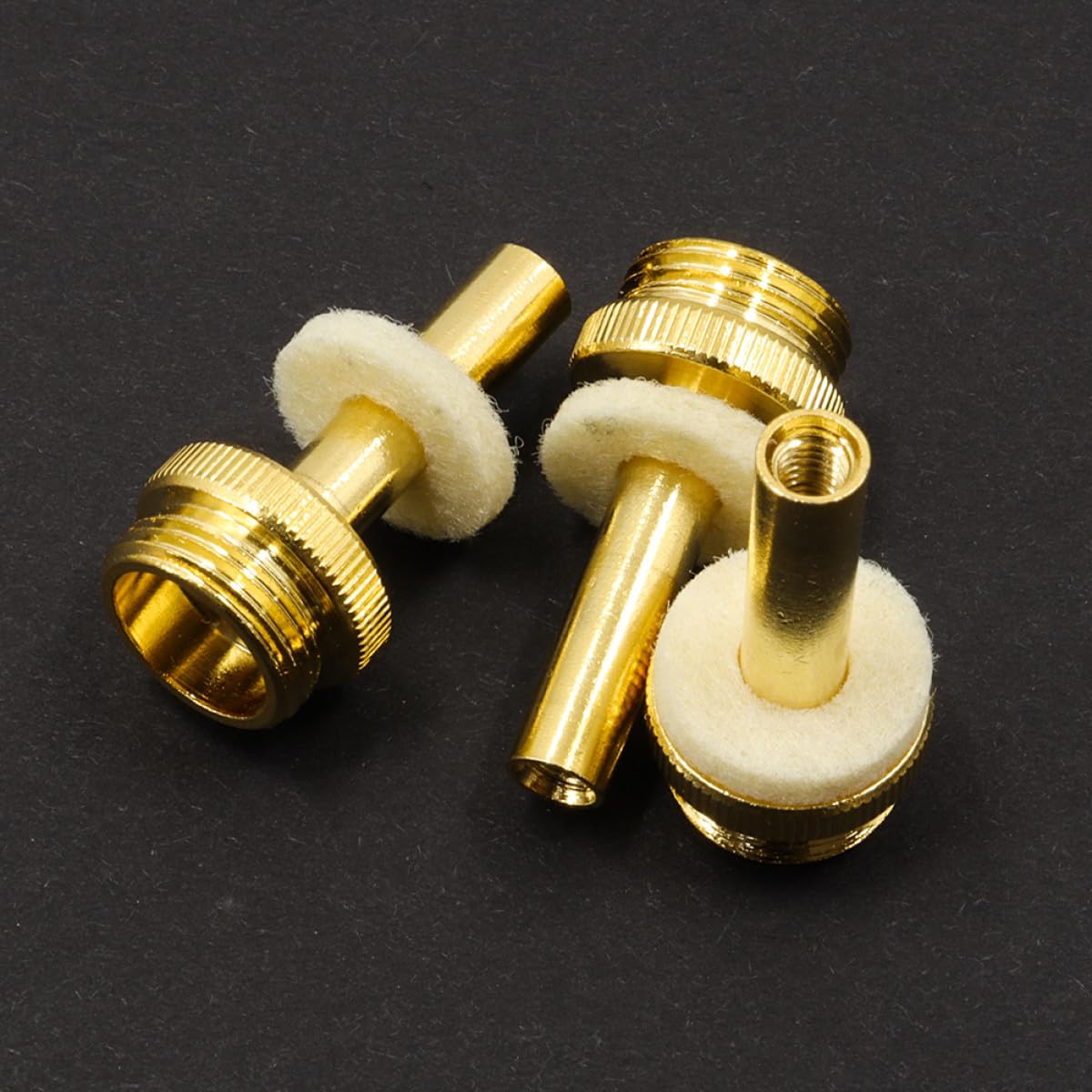 ULTECHNOVO Trompetenknöpfe aus Metall in Gold Rostbeständig und Leicht zu Verstauen Trompeten Reparaturset für Musiker und Zubehör