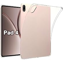 USTIYA Case for OnePlus Pad 4 13.2" Case TPU Transparent PBFBK