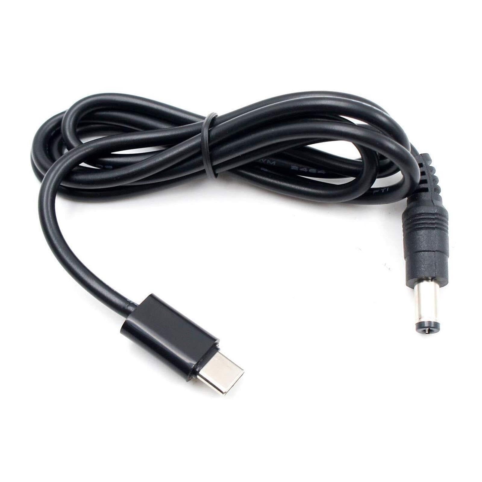 Cavo da USB C a CC da 5,5 x 2,1 mm, 3 piedi, 12 V PD Trigger 5 A