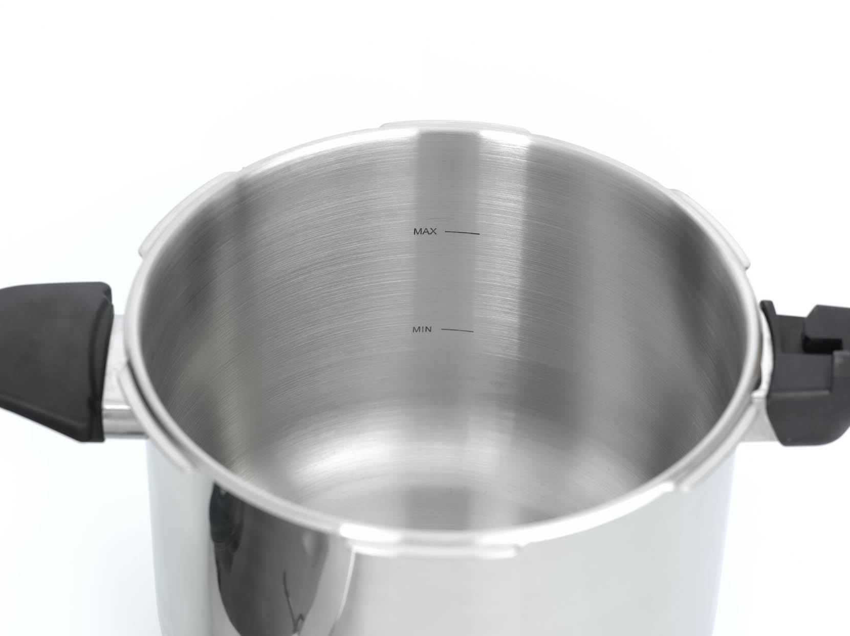 Jata Hogar HOLL2230 szybkowar ze stali nierdzewnej, 10 litrów, do wszystkich rodzajów kuchenek, w tym indukcyjnych, średnica 24 cm