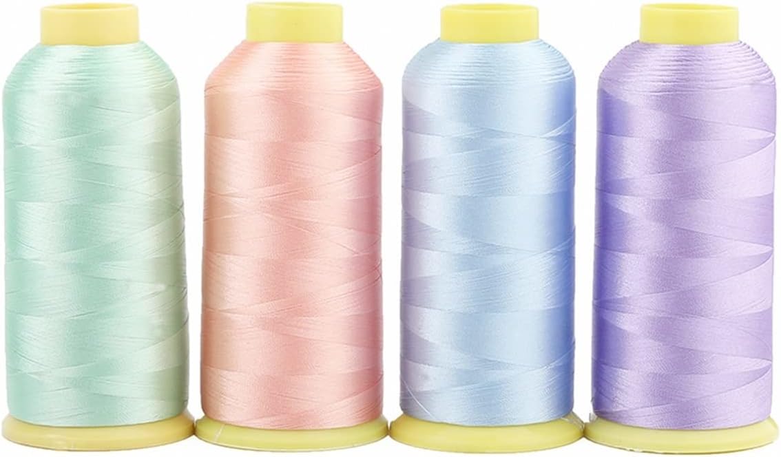 5000m 40WT Polyester Embroidery Thread for Embroidery Machine Home Sewing 120D/2 Varies of Colors (Color : 2427 Scarlet Smile, Size : 1pcs)
