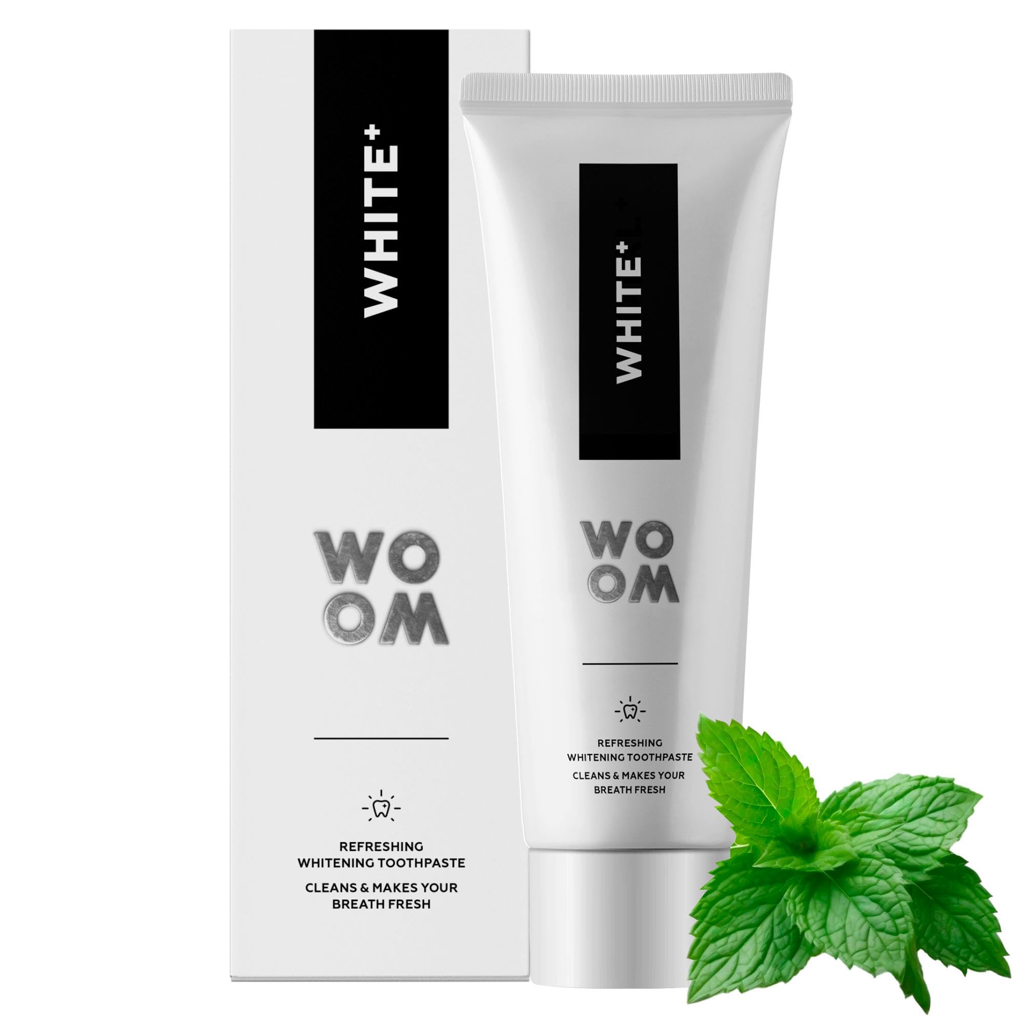 WOOM White+ Whitening Toothpaste with Fluoride