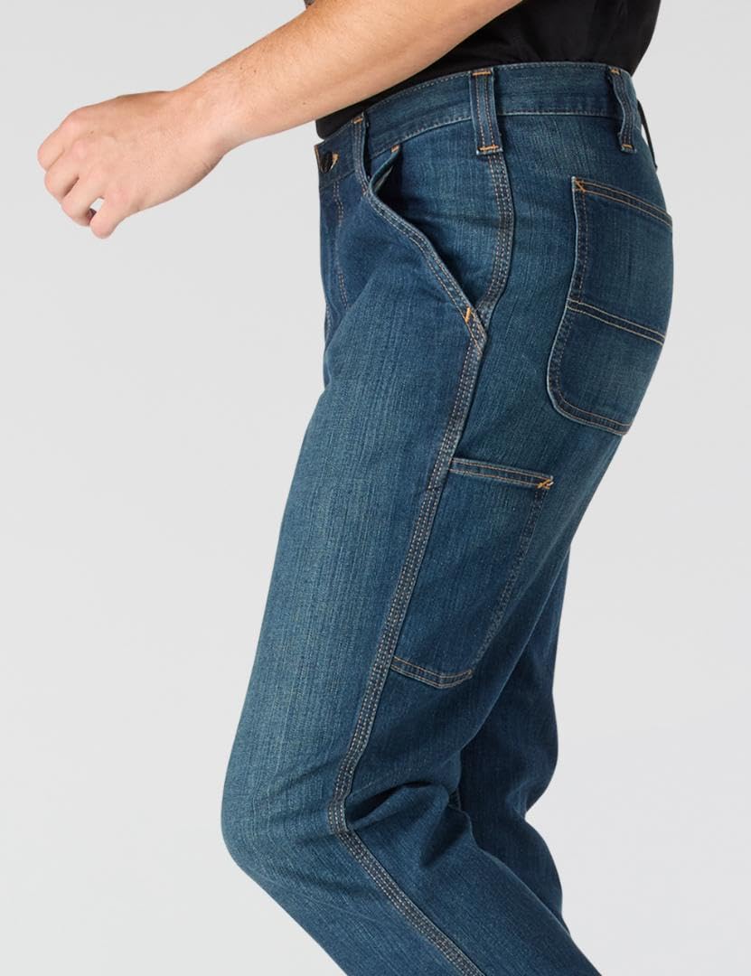 Carhartt Relaxed Straight Rugged Flex Denim Dungaree - Spodnie robocze Mężczyźni