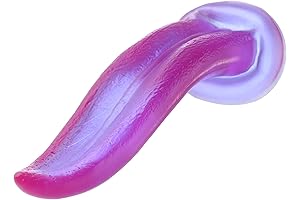 7 Inch Realistic Tongue Dildo for Auxfun Sex Machine Devices Thrusting Machines