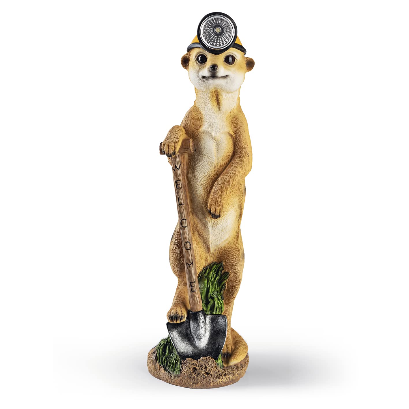 Luci Solari Suricati Dipinte A Mano - Decorazione Da Giardino Con Sensore Automatico, 8 Ore Di Autonomia - Foto 5