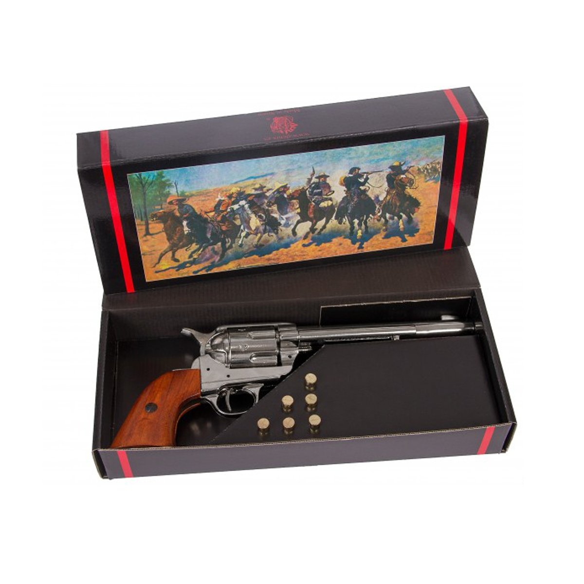 Denix Dekorative Waffe | Kavallerie-Colt Peacemaker 1873 mit Spezialverpackung