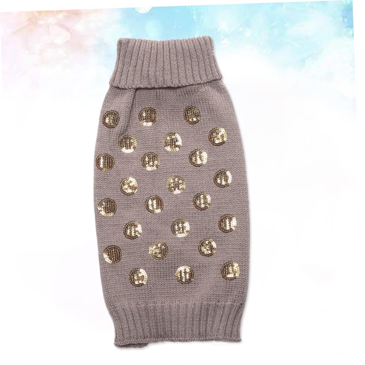 BESPORTBLE 2st Winter-hundepullover Kleine Hundekleidung Pullover Für Hunde Klein Welpenkleidung Halloween-hundepullover Für Große Hunde Großer Hundepullover Wärmeres Haustier Winterhund Grey