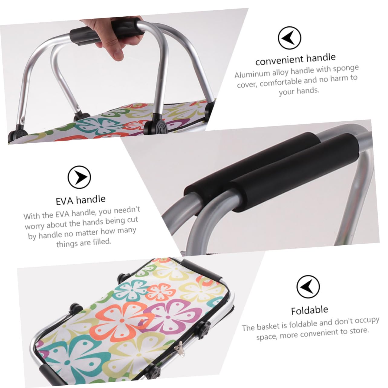 CHILDWEET Bolsa Térmica Grande 30l Plegable para Conservación Alimentos, Fiambrera Portátil de Poliéster, Aislamiento Térmico, Uso Exterior y Picnic, Cesta de Compra Aislada para Transporte
