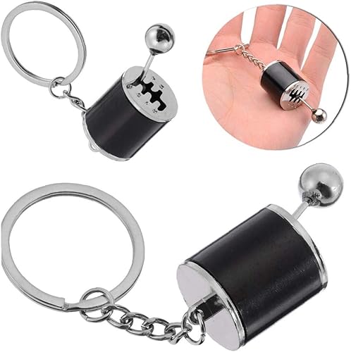 Miniatura 5 de 1pc 6 velocidades Mini caja de cambios manual caja de cambios llavero de engranajes para la pieza del coche herramienta de reparación en forma de