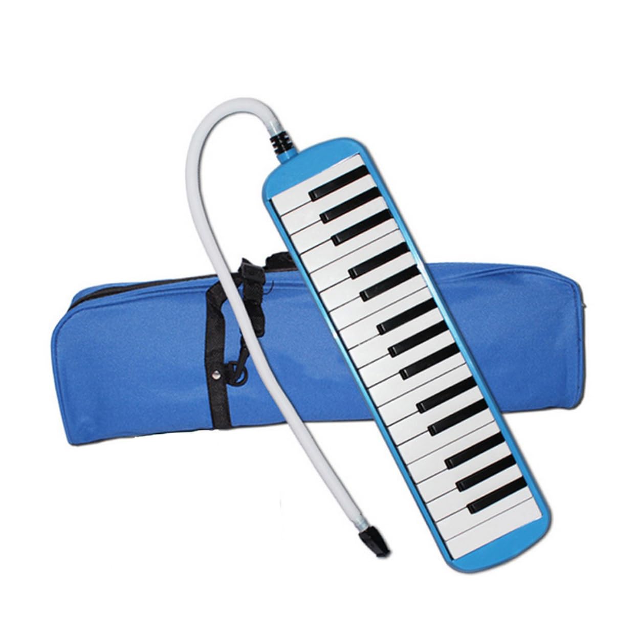 ifundom Melodica Portátil De Teclas Para Principiantes y Amantes Incluye Funda De Transporte Azul