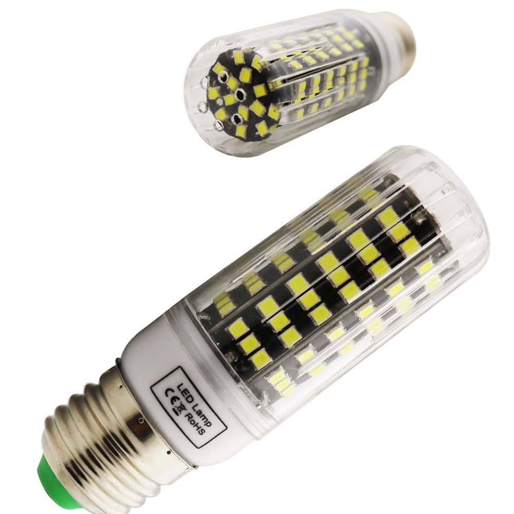 Xindaxin® LED Mais Glühbirnen,9W LED Kerzenleuchter Glühbirnen 90 Watt Äquivalent,900lm,AC 220V,Nicht Dimmbare,360 ° Abstrahlwinkel,Kaltes Weiß 6000k(20er Pack)