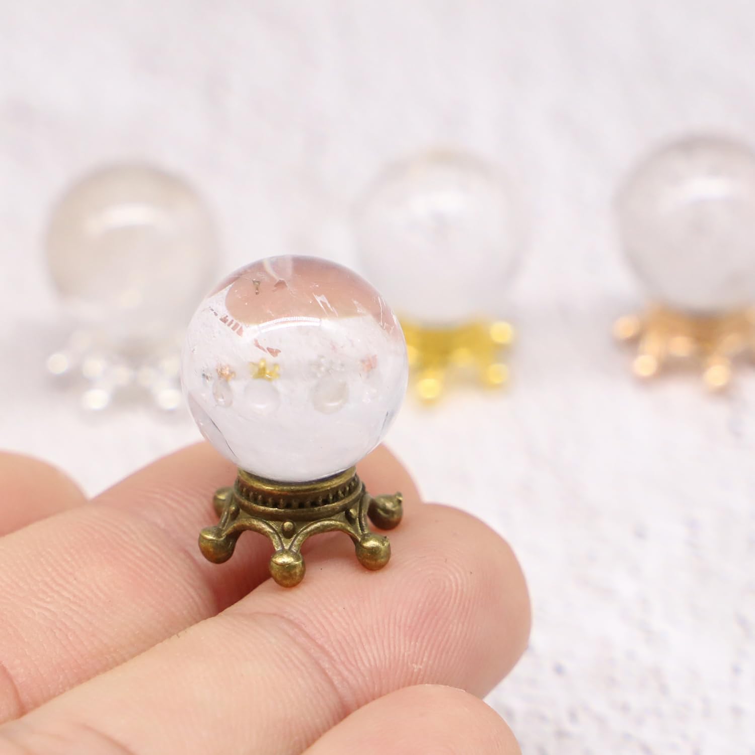 ^_^ Amazon.com: Fairy Garden Crystal Ball, Miniature Glass