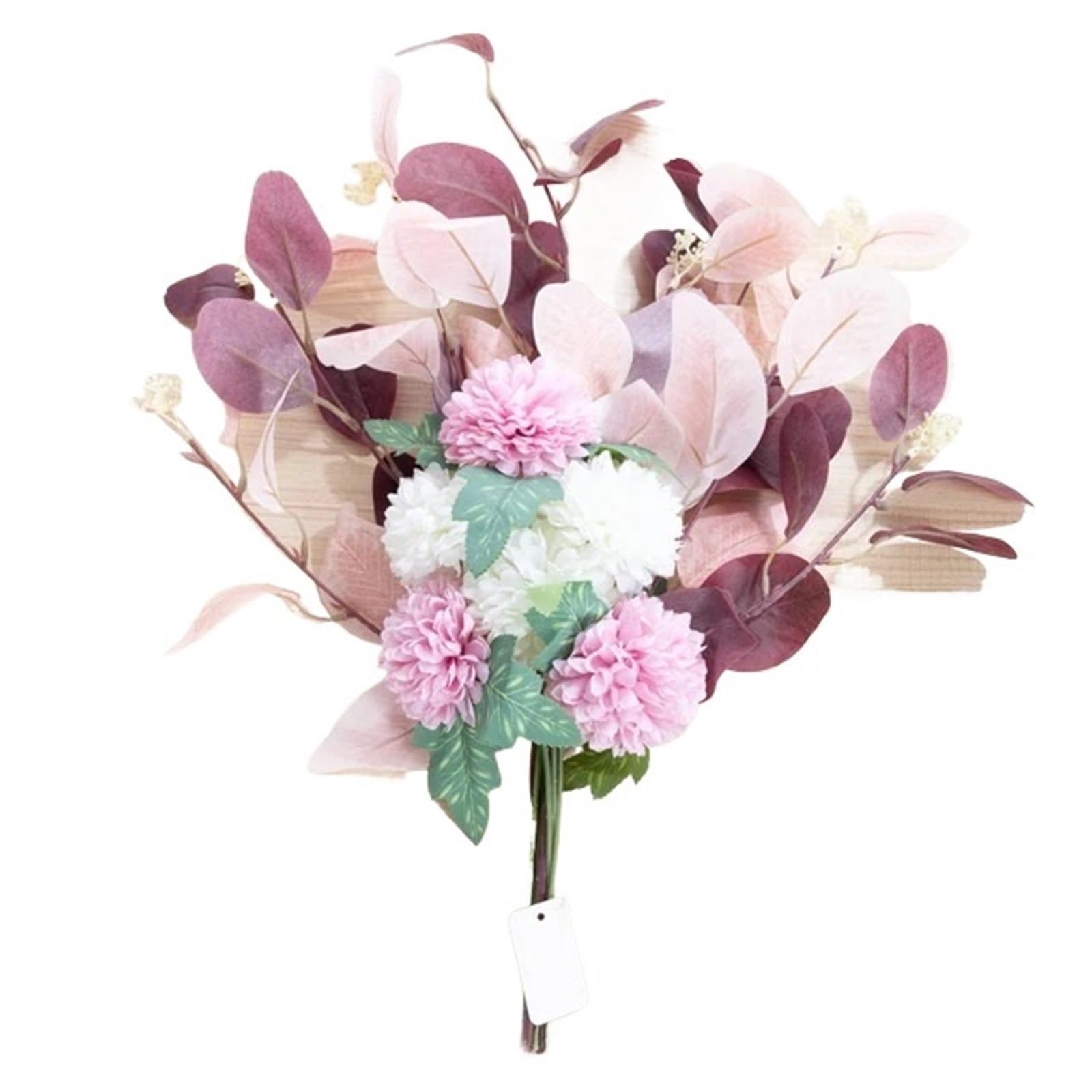 LuoAXINN Artificial Flower Branches 50cm Artificial Flower White Fake Plants Blue Bride Bouquet Hydrangea Chrysanthemum Silk Floral For Vase Wedding Home Room Decoration(Color8)