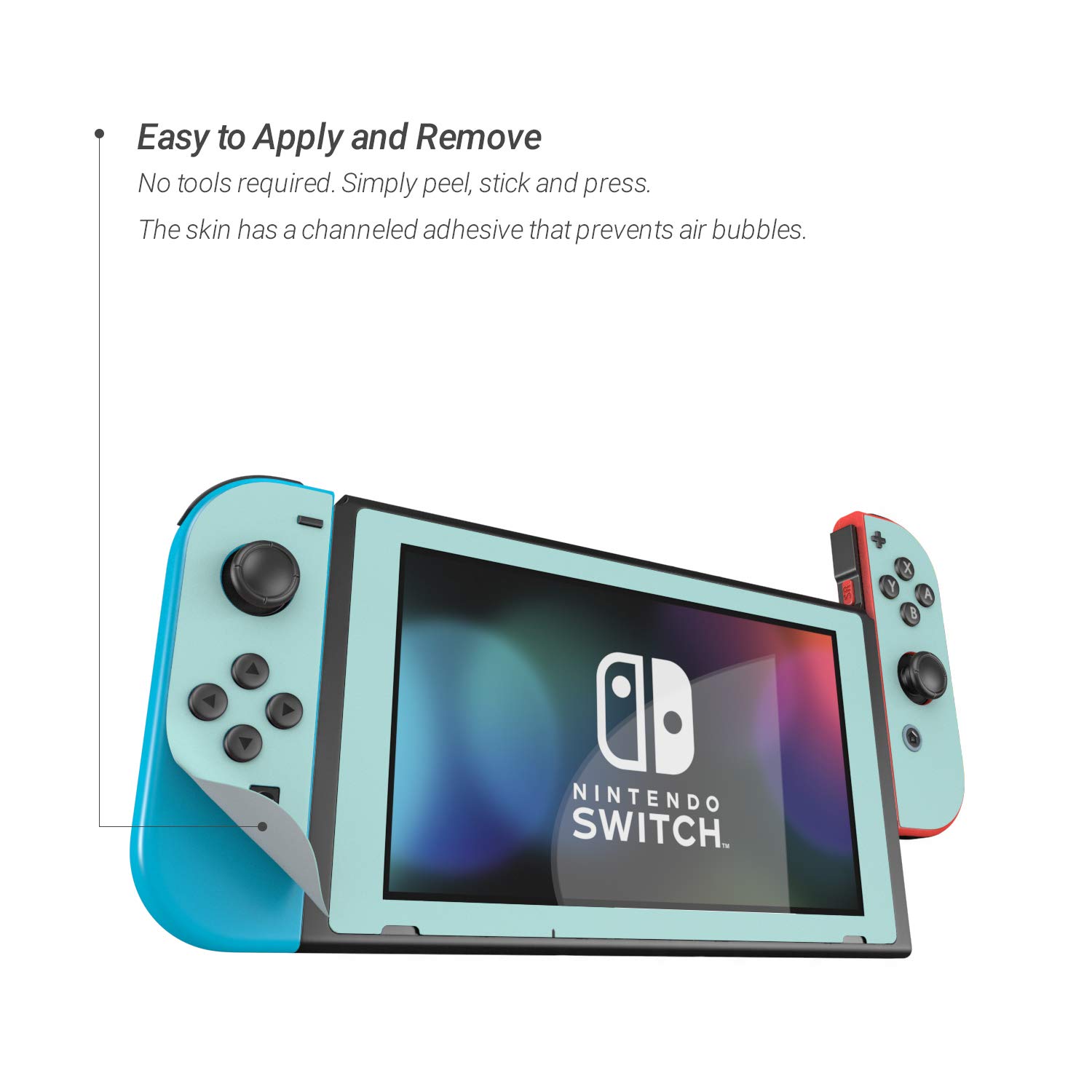 Amazon.com: Solid State Mint - Decal Sticker Wrap - Compatible with Nintendo  Switch : Video Games