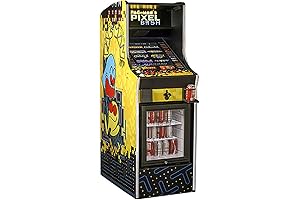 Namco Pac-Man Arcade Machine: Pixel Bash with Retro Cabinet