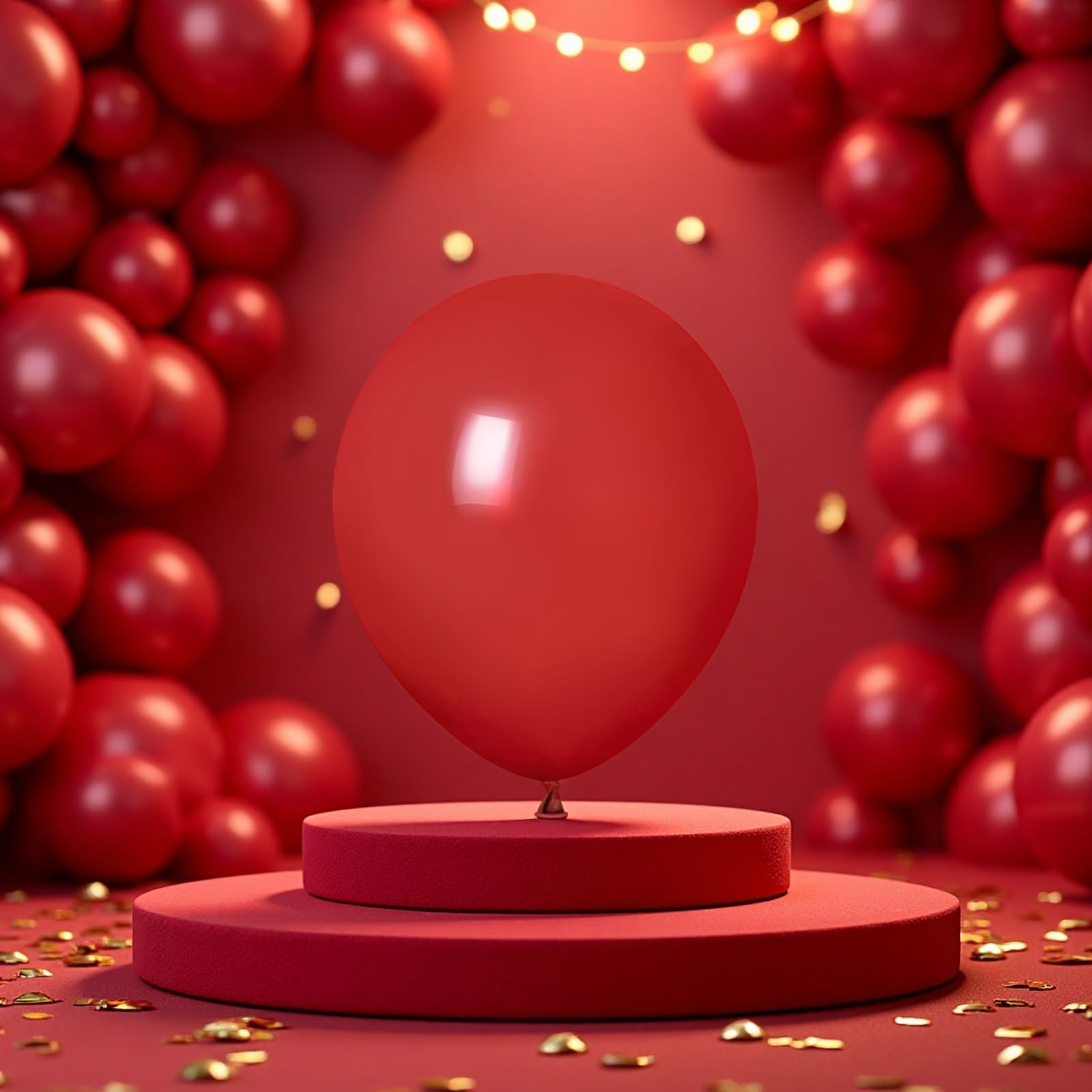Zestaw czerwonych balonów, 250 szt., balony lateksowe o wymiarach 25,4/30,5/45,7 cm, 64,5/77,5/45,7 cm, matowe wykończenie, wiele rozmiarów, zestaw ogromnych balonów na urodziny, wesela, wydarzenia