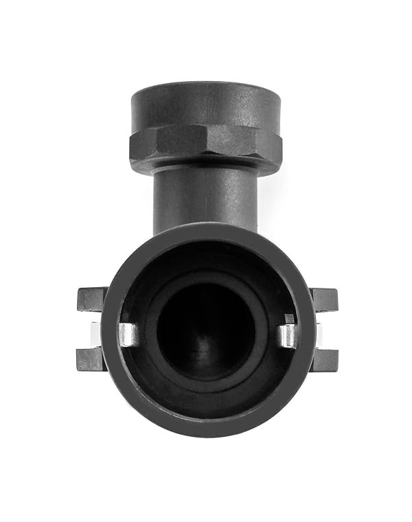 QWORK 200D90 Polypropylene Cam and Groove Hose Fitting, 2 Pack 90 Degree Elbow Fitting, Used to Connect Two Hoses or Pipes, 2" Female Coupler x NPT Female by QWORK - Used condition - Image 3