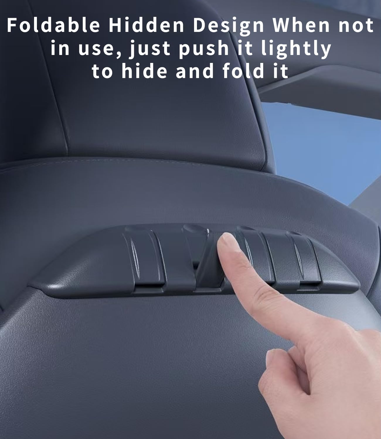 Custom fit for Tesla Model Y 3 S X Car Seat Back Hooks Handbag Backpack Grocery Bag Hangers — view 3