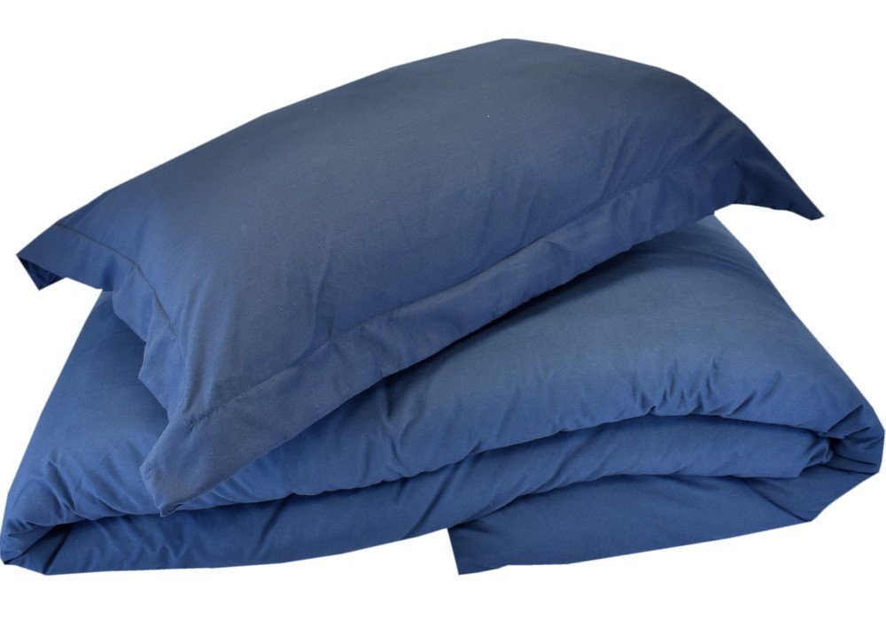 Mezzati Luxury Duvet Cover 3 Piece Set – Soft and Comfortable 1800 Prestige Collection – Brushed Microfiber Bedding (Blue, Queen Size)