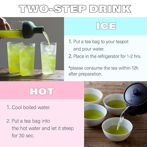 Miniatura 5 de Té Verde Sencha 100 Bolsas de Té a Granel -de Shizuoka Japón  Té Japonés KIMIKURA