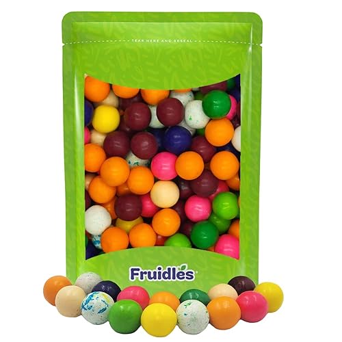 Surtido de bolas de goma de mascar con sabor a frutas golosinas de bufé de caramelo recambios de tamaño de máquina certificado Kosher Parve 1