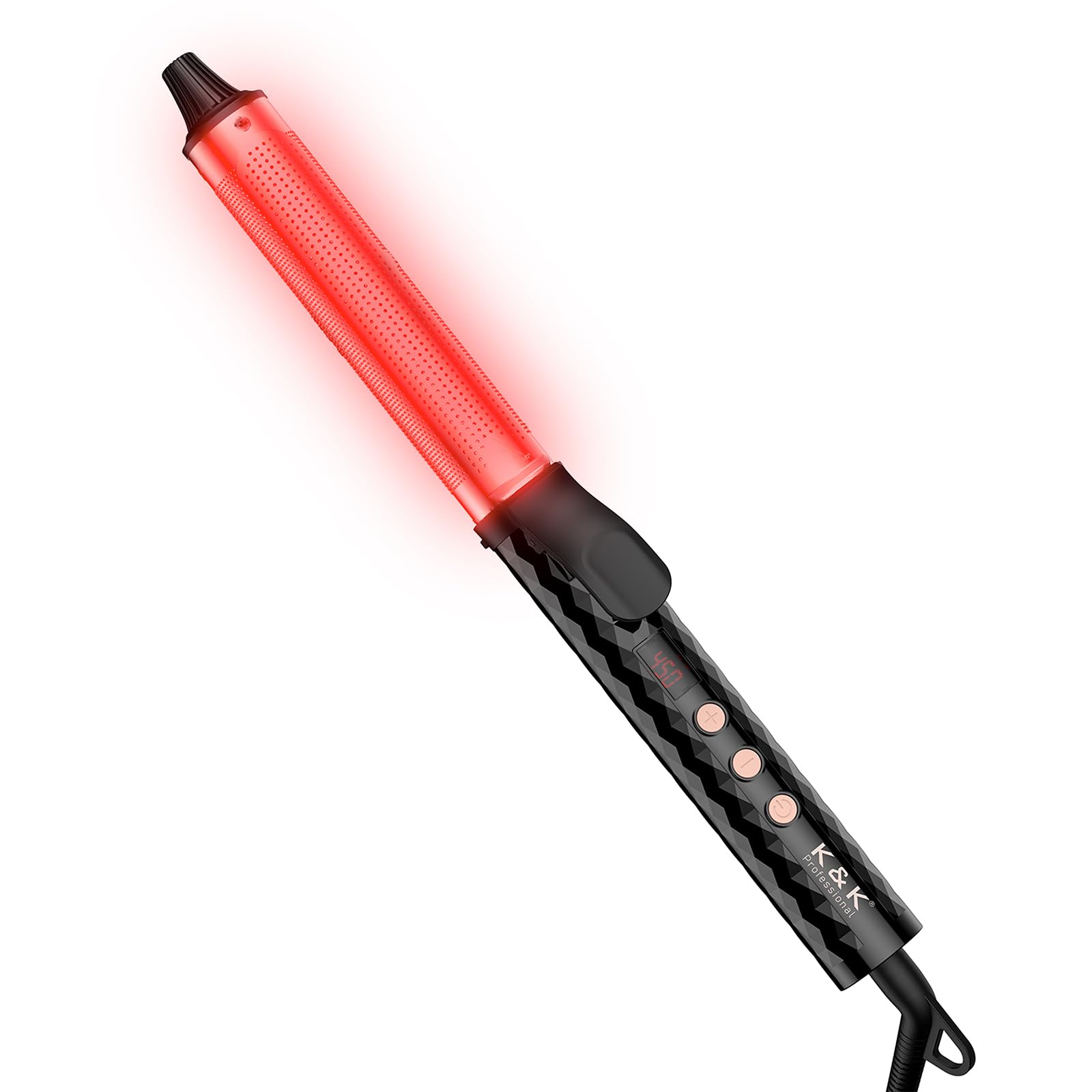 K&K 1 1/4inch Infrared Professional Infrared Hair Curling Iron Heater Ceramic Barrel That Stays Hot 1.25 Inch Hair Iron Curler For Medium To Large Curls International - View #9
