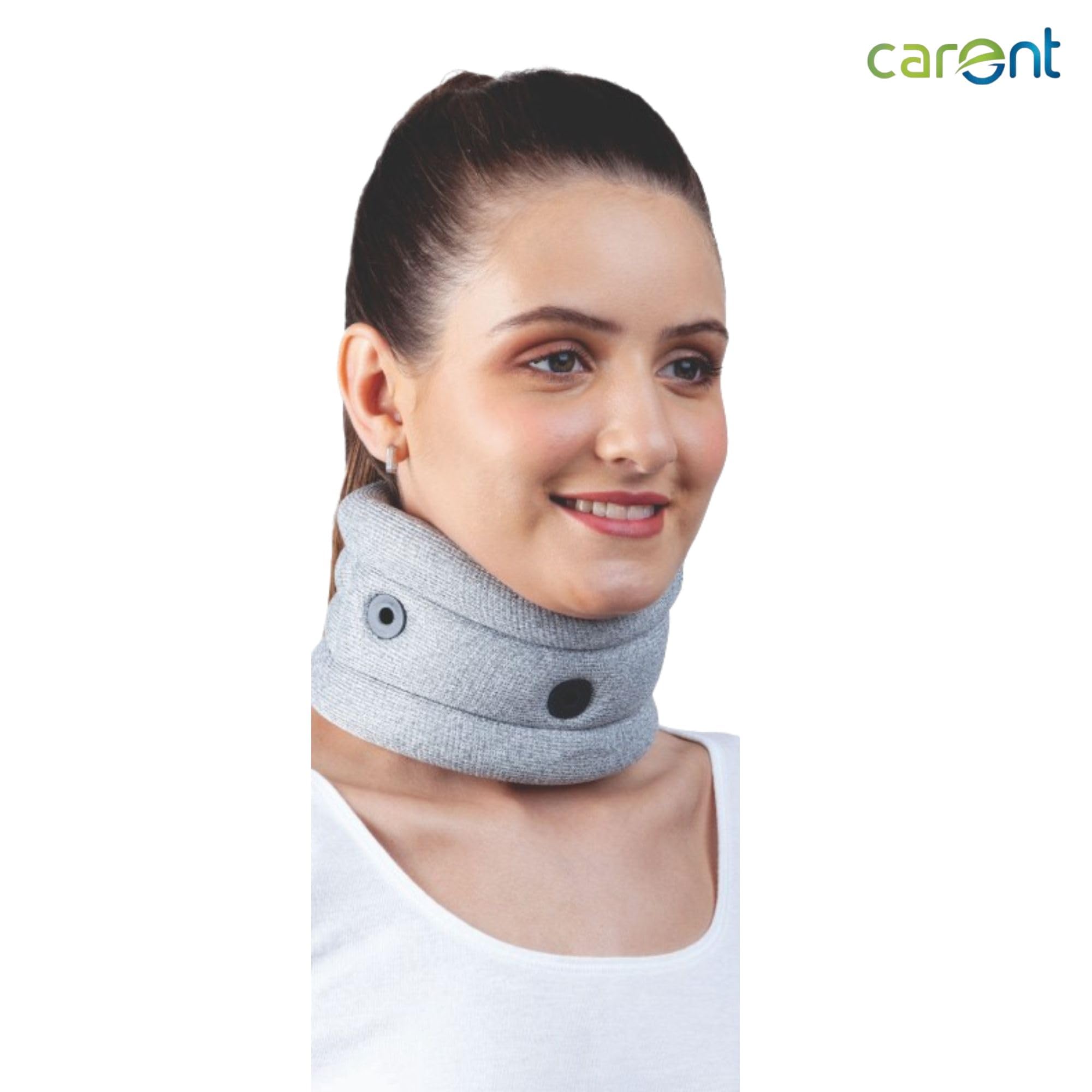 Carent Soft Cervical Collar with Support β Neck Support Brace for Cervical Pain Stiff Neck Injury Recovery and Posture Support (M)