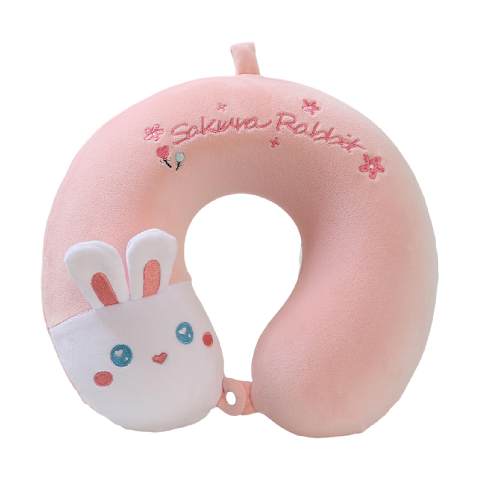 YROHGKPN Cartoon Animal Neck Pillow U Shape Memory Foam Removable Covering for Car Airplanes Comfort Animal Pillow